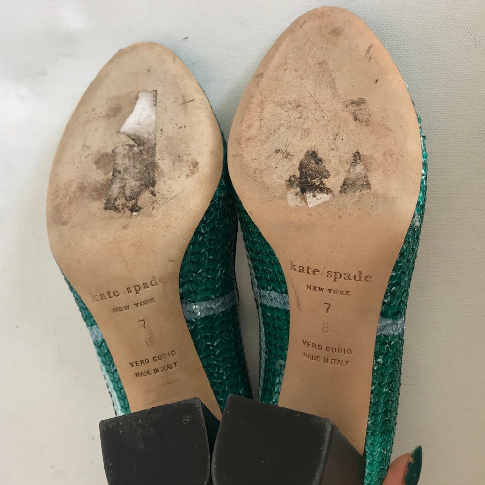 Authentic Kate spade sequins Mary Jane shoes - Picture 7 of 8